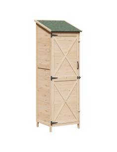Capanno da Giardino Naturale 59,5 x 56 x 176,5 cm 2