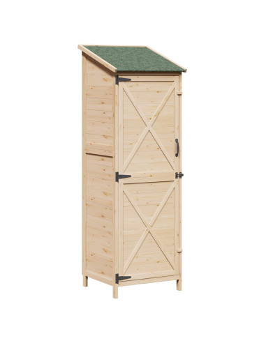 Capanno da Giardino Naturale 59,5 x 56 x 176,5 cm