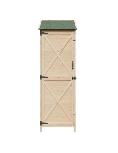 Capanno da Giardino Naturale 59,5 x 56 x 176,5 cm