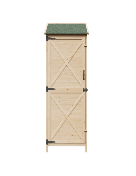 Capanno da Giardino Naturale 59,5 x 56 x 176,5 cm