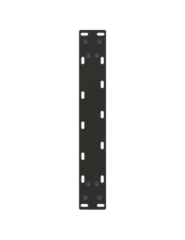Gambe per Tavolino da Caffè a Forma di U 2 pz Nere 30x(30-31) cm Acciaio