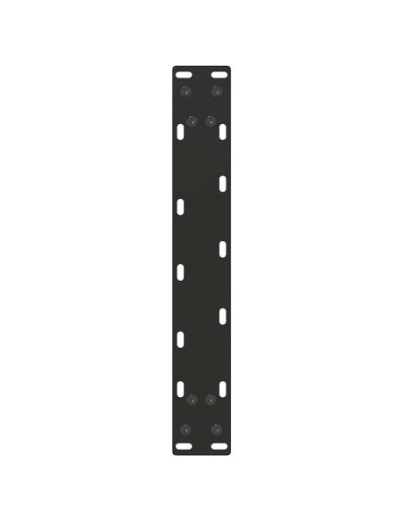 Gambe per Tavolino da Caffè a Forma di U 2 pz Nere 30x(30-31) cm Acciaio