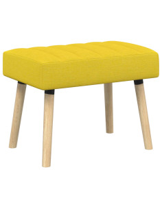 Panchina trapuntata a canale Giallo Chiaro 60 x 40 x 45 cm