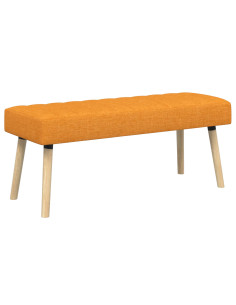 Panchina trapuntata a canale Giallo Scuro 110 x 40 x 46 cm