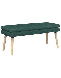 Panchina a doppio strato Verde Scuro 110 x 40 x 47 cm Tessuto