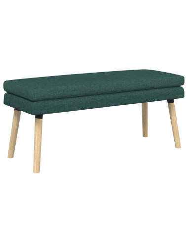 Panchina a doppio strato Verde Scuro 110 x 40 x 47 cm Tessuto