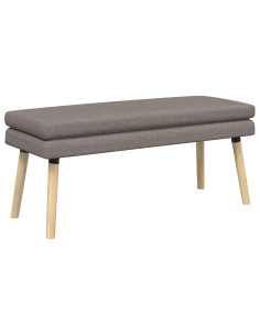 Panchina a doppio strato Tortora 110 x 40 x 47 cm Tessuto