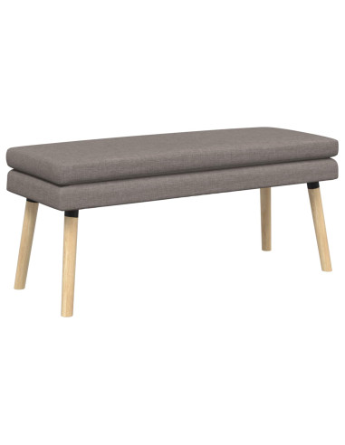 Panchina a doppio strato Tortora 110 x 40 x 47 cm Tessuto