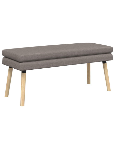Panchina a doppio strato Tortora 110 x 40 x 47 cm Tessuto