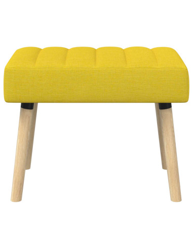 Panchina trapuntata a canale Giallo Chiaro 60 x 40 x 45 cm