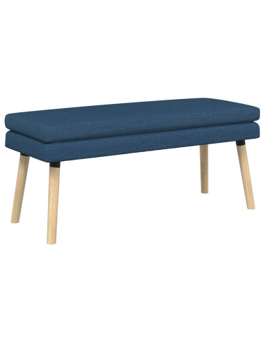 Panchina a doppio strato Blu 110 x 40 x 47 cm Tessuto