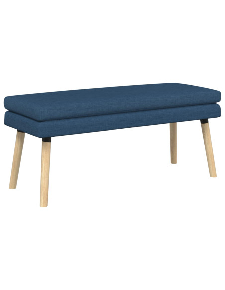 Panchina a doppio strato Blu 110 x 40 x 47 cm Tessuto