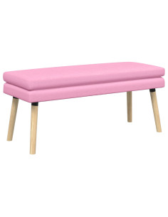 Panchina a doppio strato Rosa 110 x 40 x 47 cm Tessuto