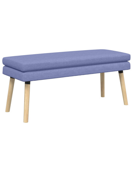 Panchina a doppio strato Blu jeans 110 x 40 x 47 cm Tessuto