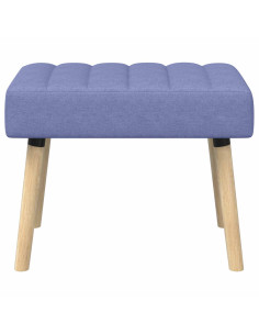 Panchina trapuntata a canale Blu jeans 60 x 40 x 45 cm Tessuto 2