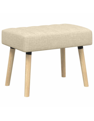 Panchina trapuntata a canale Crema 60 x 40 x 45 cm Tessuto