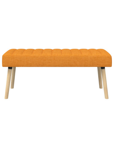Panchina trapuntata a canale Giallo Scuro 110 x 40 x 46 cm