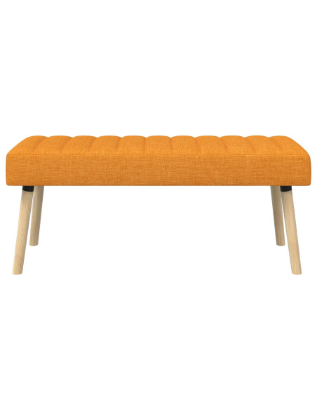 Panchina trapuntata a canale Giallo Scuro 110 x 40 x 46 cm