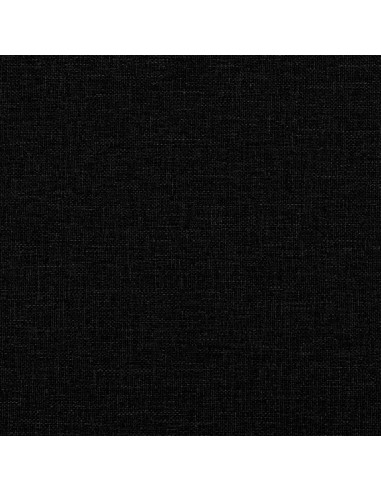 Panchina a doppio strato Nero 110 x 40 x 47 cm Tessuto