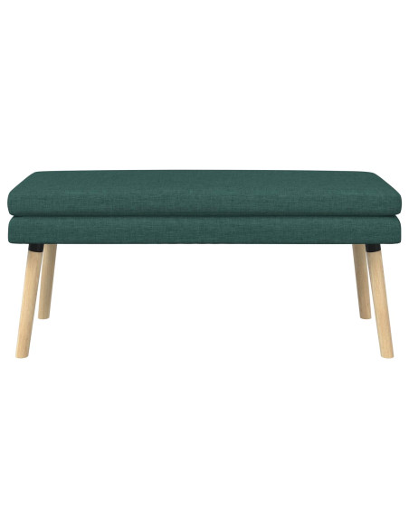 Panchina a doppio strato Verde Scuro 110 x 40 x 47 cm Tessuto