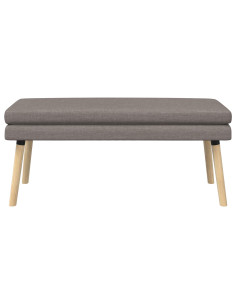 Panchina a doppio strato Tortora 110 x 40 x 47 cm Tessuto 2