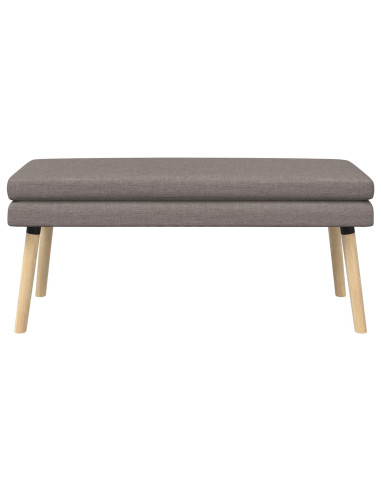 Panchina a doppio strato Tortora 110 x 40 x 47 cm Tessuto
