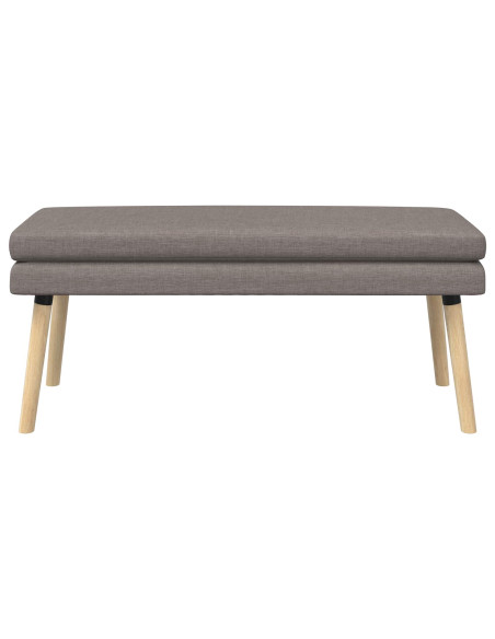 Panchina a doppio strato Tortora 110 x 40 x 47 cm Tessuto