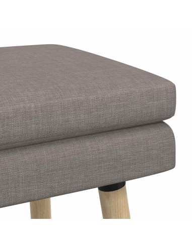 Panchina a doppio strato Tortora 110 x 40 x 47 cm Tessuto