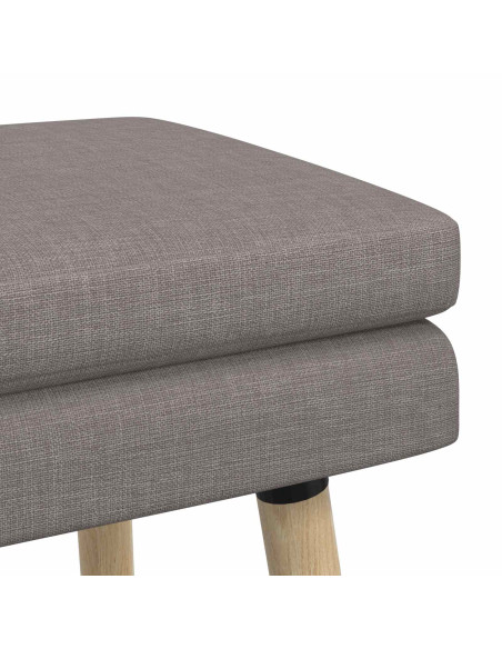 Panchina a doppio strato Tortora 110 x 40 x 47 cm Tessuto