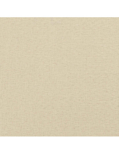 Panchina trapuntata a canale Crema 80 x 40 x 46 cm Tessuto
