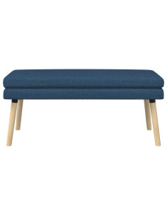 Panchina a doppio strato Blu 110 x 40 x 47 cm Tessuto 2
