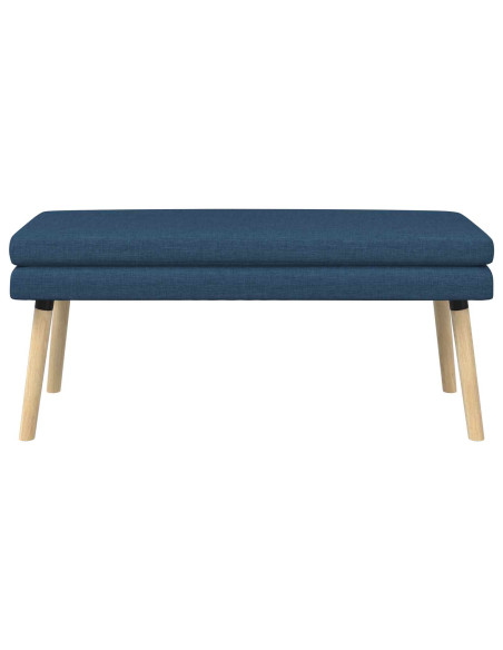 Panchina a doppio strato Blu 110 x 40 x 47 cm Tessuto