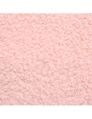 panchina Tinta unita Rosa 80 x 40 x 46 cm Bouclé