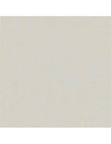 Panchina con bottoni imbottiti Crema 60 x 40 x 45 cm Velluto