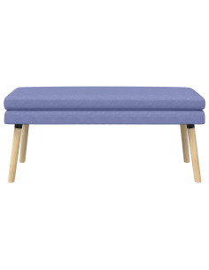 Panchina a doppio strato Blu jeans 110 x 40 x 47 cm Tessuto 2