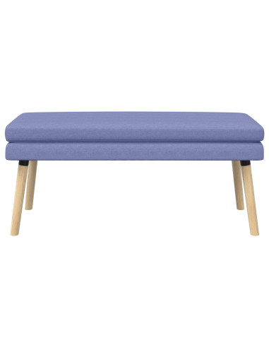 Panchina a doppio strato Blu jeans 110 x 40 x 47 cm Tessuto