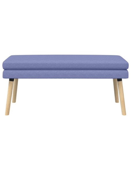 Panchina a doppio strato Blu jeans 110 x 40 x 47 cm Tessuto