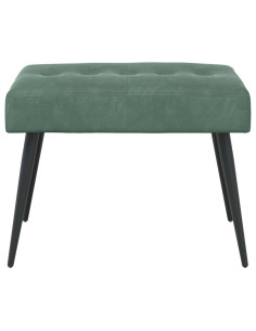 Panchina con bottoni imbottiti Verde Mare 60 x 40 x 45 cm 2