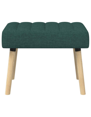 Panchina trapuntata a canale Verde Scuro 60 x 40 x 45 cm