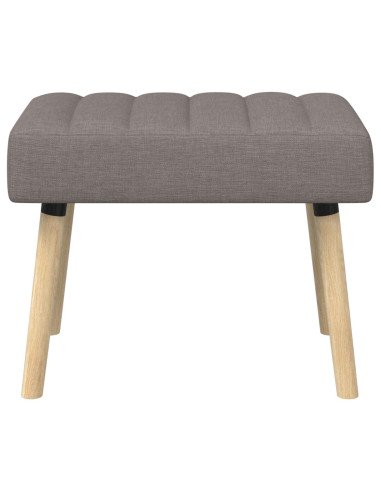 Panchina trapuntata a canale Tortora 60 x 40 x 45 cm Tessuto
