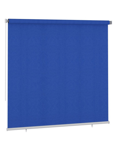Tenda a Rullo per Esterni 240x230 cm Blu HDPE