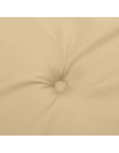 Cuscino per Panca da Giardino Beige Mélange 200x50x7 cm Tessuto