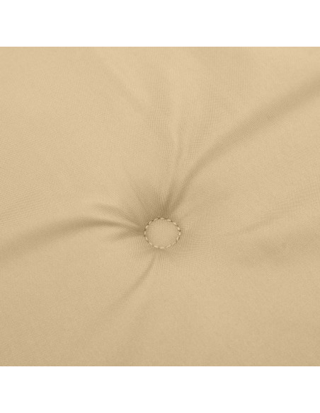 Cuscino per Panca da Giardino Beige Mélange 200x50x7 cm Tessuto