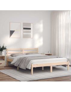 Struttura del letto Naturale 208,5 x 157,5 x 69,5 cm