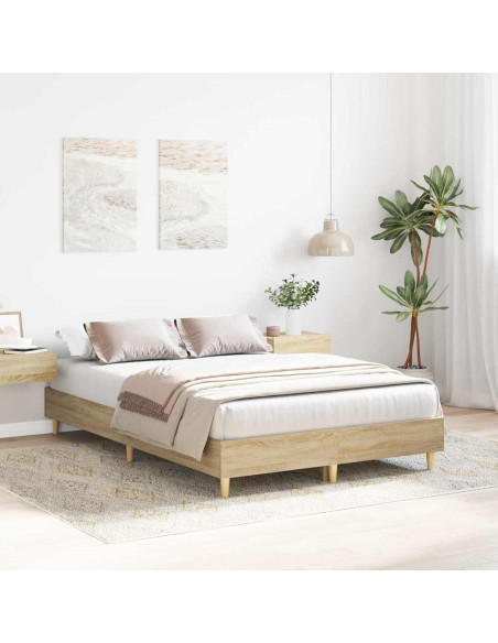 Struttura del letto Sonoma 137 x 190 cm Legno multistrato