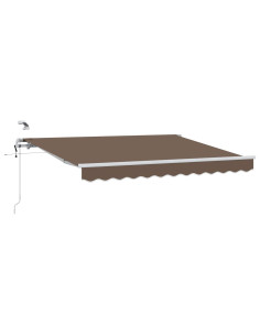 Tessuto per Tenda Tortora 450 × 350 cm Poliestere 2