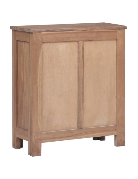 Credenza 65x30x75 cm in Legno Massello di Teak