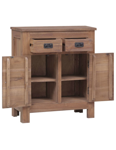 Credenza 65x30x75 cm in Legno Massello di Teak