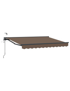 Tettuccio Elettrico Retrattile Tortora 4,5 × 3,5 m 2
