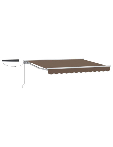 Tettuccio Elettrico Retrattile Tortora 4,5 × 3,5 m